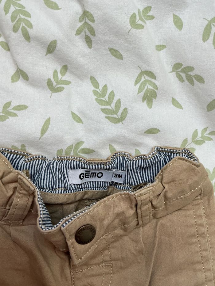 short beige taille réglable gémo 3 mois - photo numéro 4