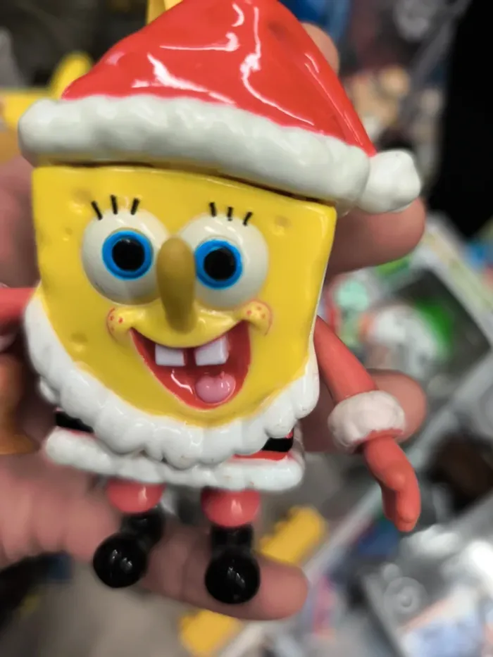 Squarepants Bob l'éponge sponge peluche plush cowboy west western noël Christmas marionnette puppets - photo numéro 13