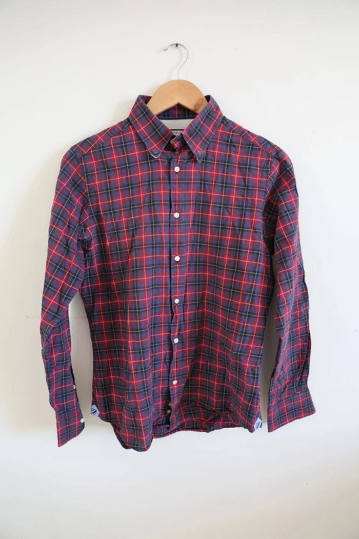 C37 Chemise à carreaux Cremieux Mercer St Collection Taille S