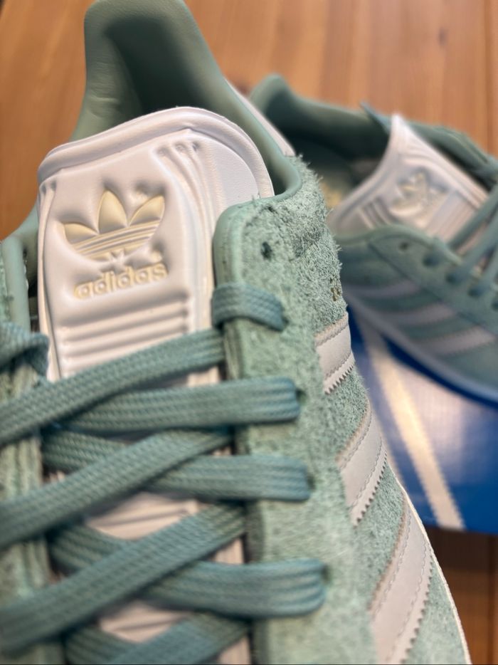 Adidas Gazelle vert Off White Taille 39 1/3 - photo numéro 5