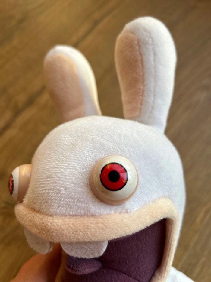 peluche sonore lapin crétin - photo numéro 4