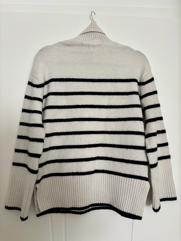 Pull rayé col roulé Kiabi - photo numéro 2