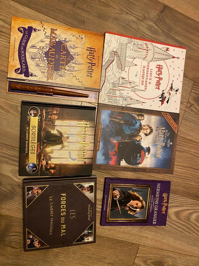 Lot 6 livres divers Harry Potter
