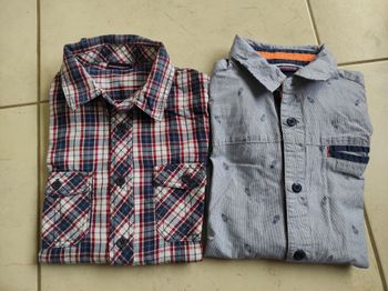 Lot de 2 chemises manches longues SERGENT MAJOR 10 ans