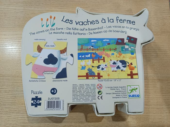 Puzzle DJECO de la ferme 3+ - photo numéro 4