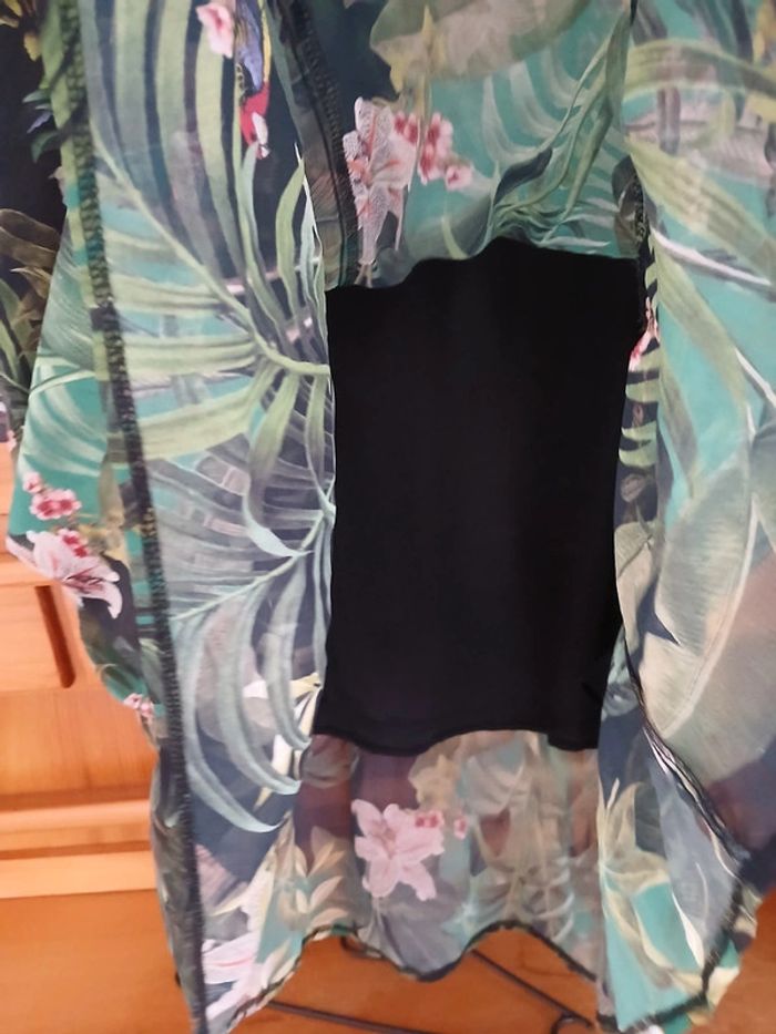 Jupe imprimée tropical Taille 52 - photo numéro 5