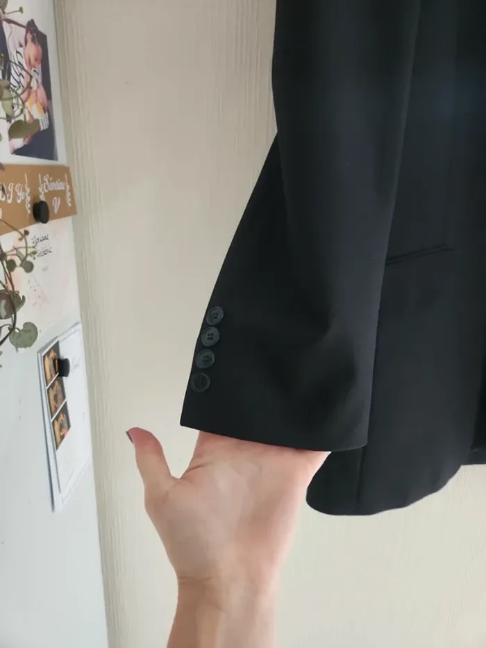 Veste de costume noire Griffe Noire L avec poches - photo numéro 4