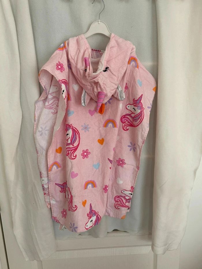 Poncho serviette licornes - photo numéro 2