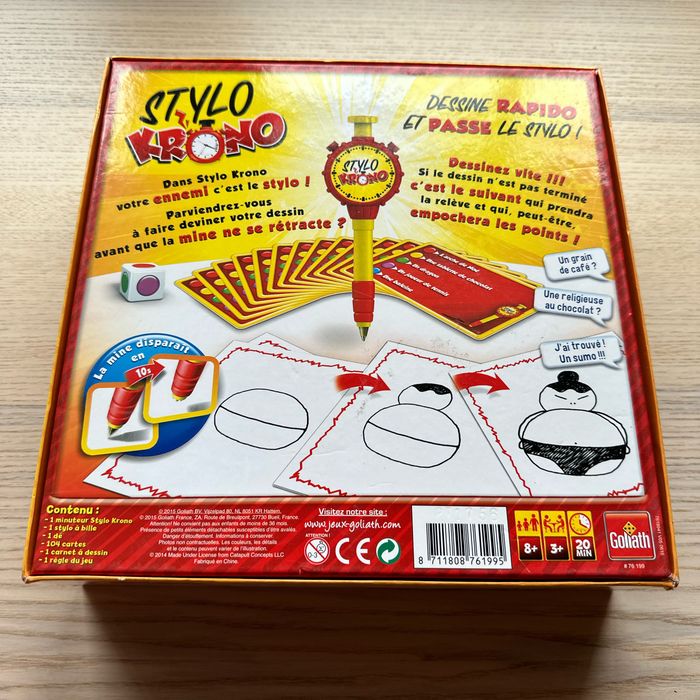 Goliath, stylo, chrono, dessine rapido et passe le stylo - photo numéro 2