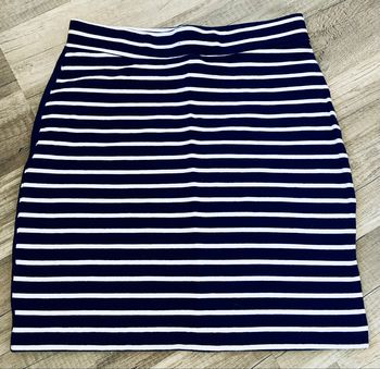 Jupe marinière blanc marine g-maxx s