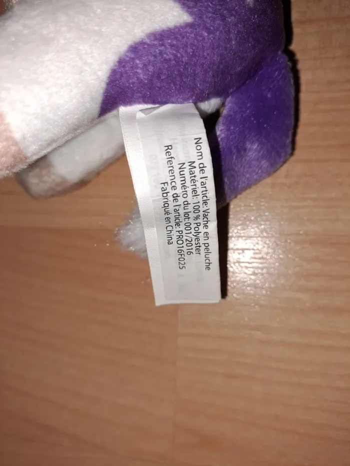 Peluche Vache Milka - Rare et Adorable ! - photo numéro 5