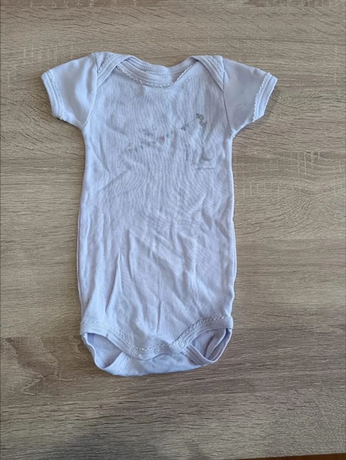 C44 Lot bodies petit bateau 3 mois - photo numéro 2