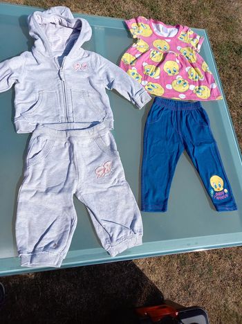 lots de vêtements fille 12 mois 35 pieces