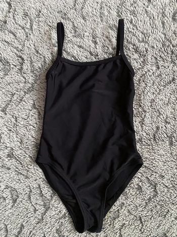 Justaucorps noir sans manches 🩰 - 6 ans