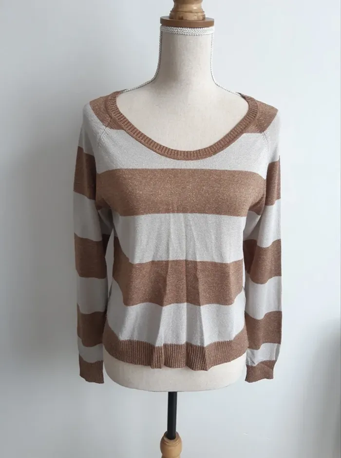 Pull fin rayé 3 Suisses T38/40