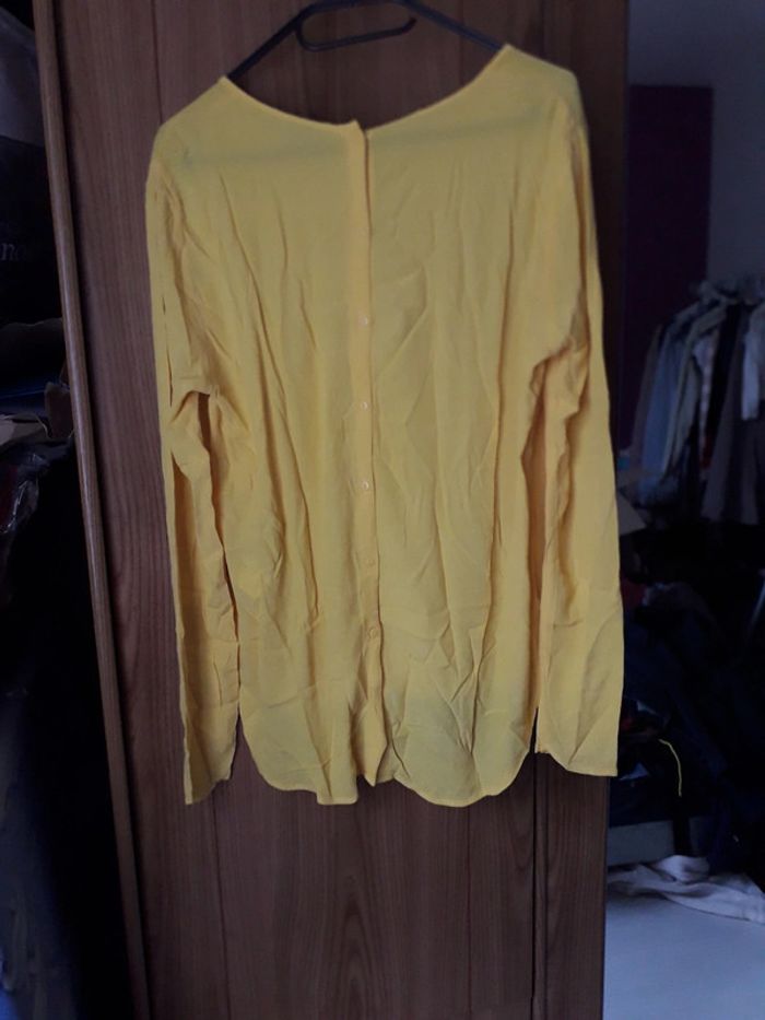 Haut manches longues jaune - photo numéro 2
