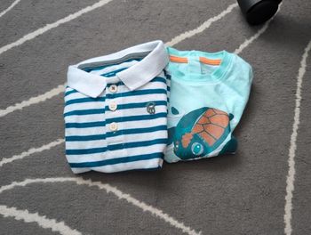 Lot de 1 polo et un t-shirt bébé garçon 6 mois Obaibi