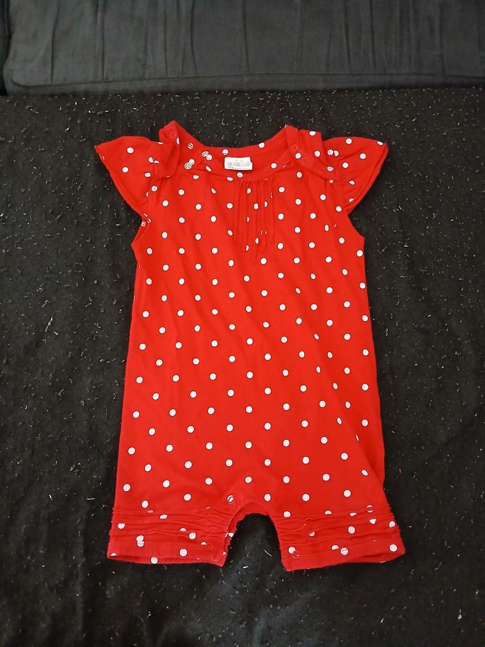 Lot de 2 grenouillères 18 mois fille - photo numéro 2