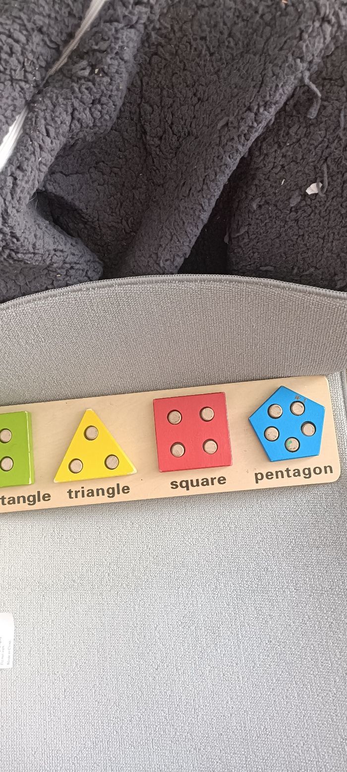 Puzzle Montessori formes géométriques - photo numéro 2