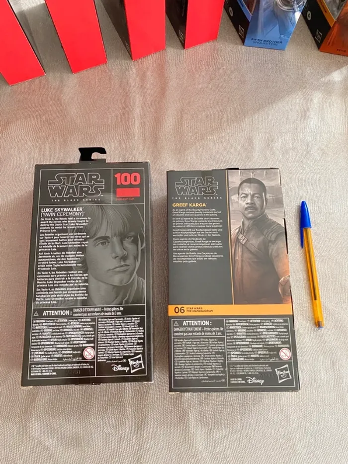 Figurines Star Wars Black Series - Luke Yavin + Greef Karga - Hasbro Lucasfilms Disney - photo numéro 3