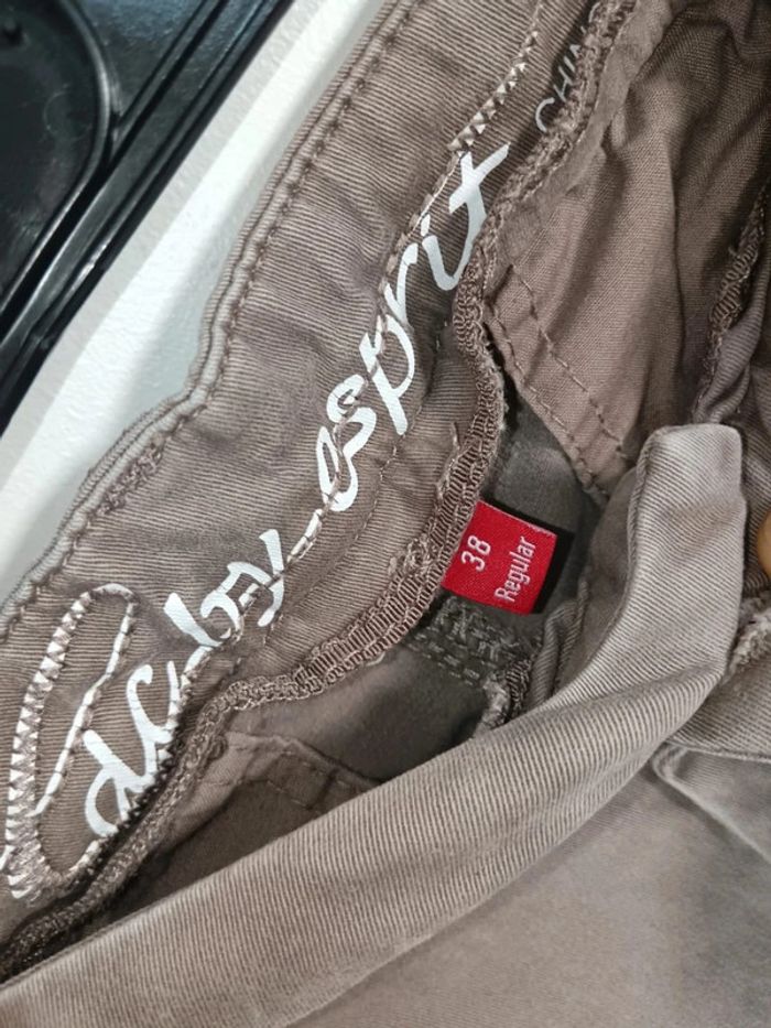 C6 pantalon beige EDC by esprit 38 - photo numéro 3