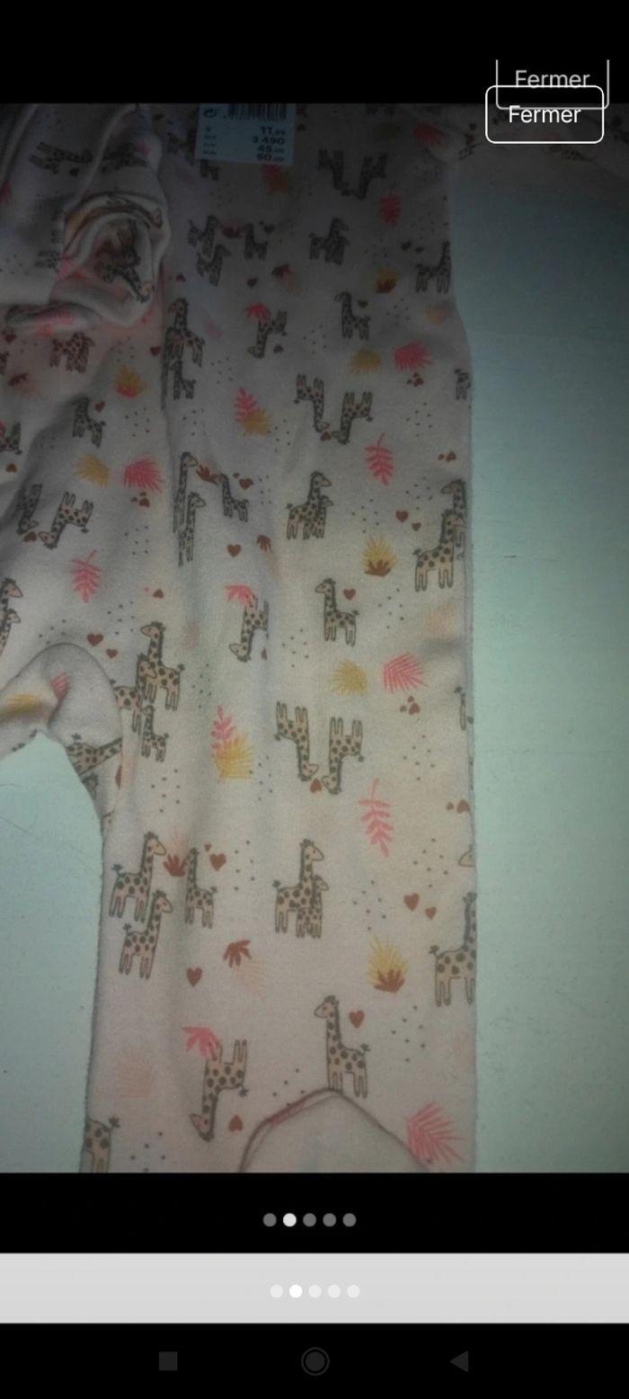 Pyjama avec bonnet neuf e5 - photo numéro 5