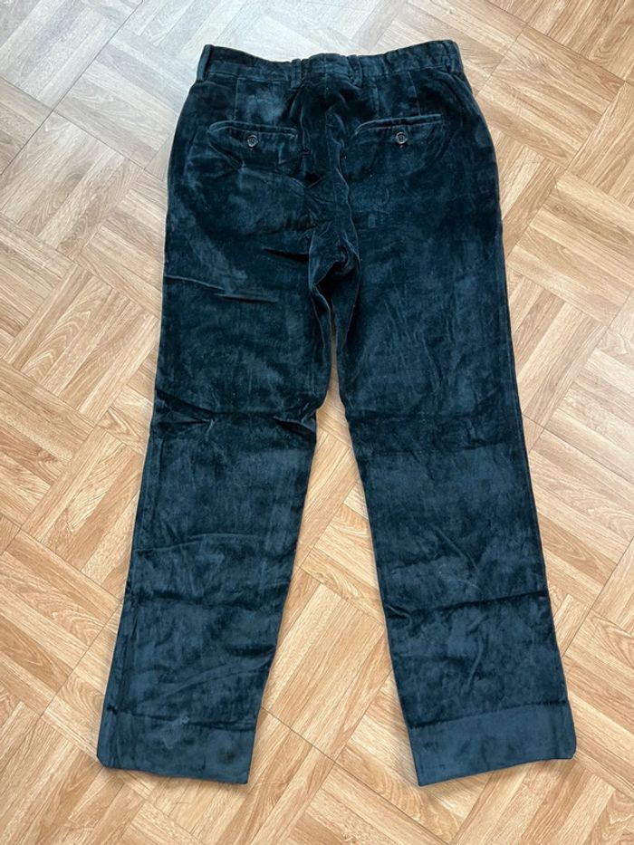 Pantalon en velours noir vintage Zara - photo numéro 3