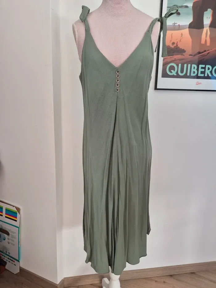 Robe verte été