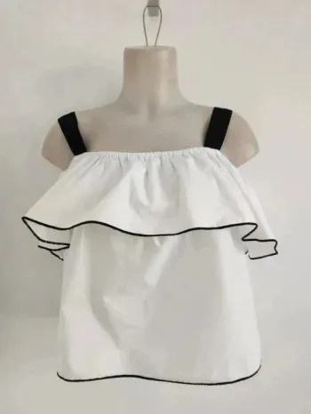 Débardeur à volant - Mango - taille S