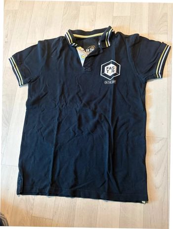 Polo 14 ans on the way manches courtes noir
