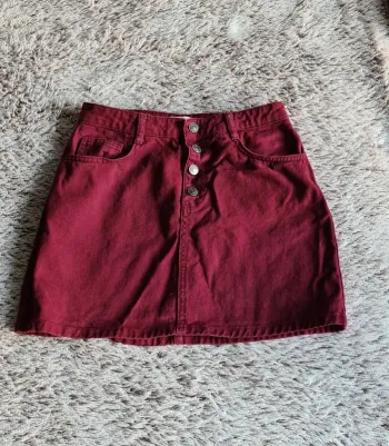 Jupe bordeaux