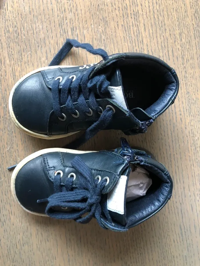 Sneackers cuir bébé Hugo Boss T21 - photo numéro 6