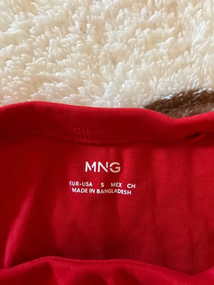 T-shirt rouge - Taille S - photo numéro 5