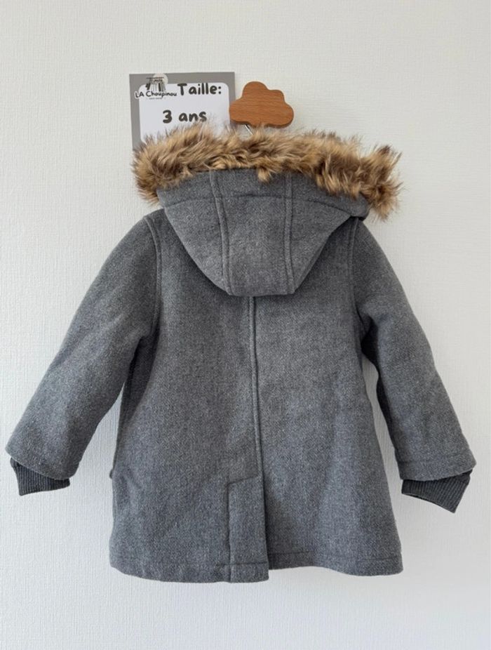 Manteau gris - taille 3 ans 🌸 - photo numéro 3
