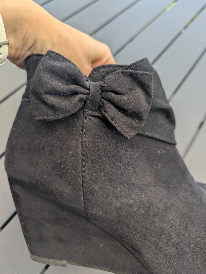 Paire de bottines en très bon état taille 40 femme - photo numéro 4