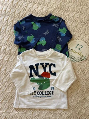Lot de 2 tshirts 12 mois