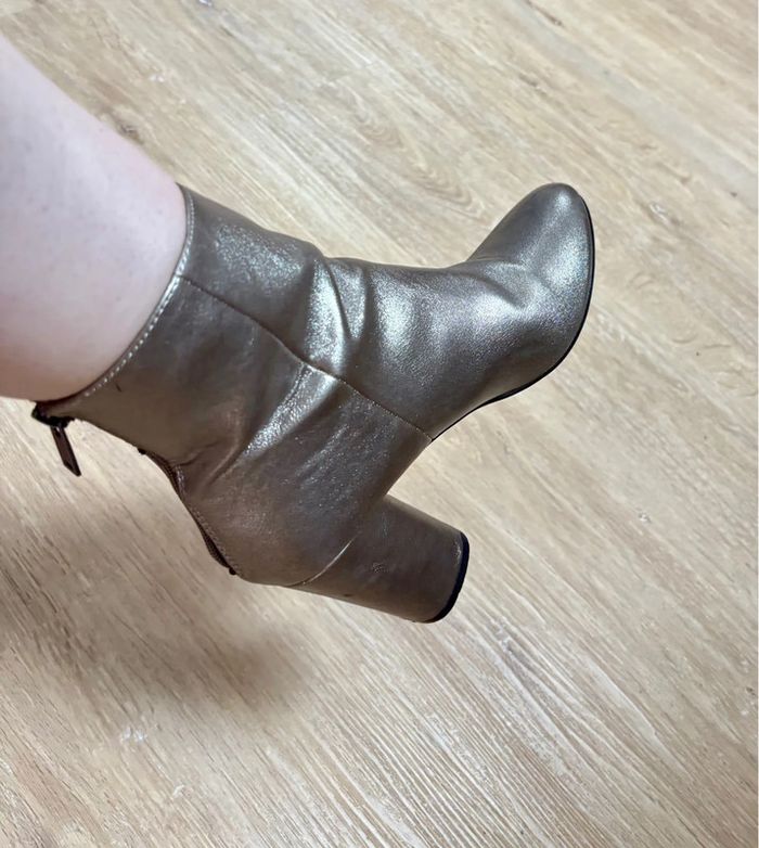 Boots argentés à talons Pimkie 40 - photo numéro 4