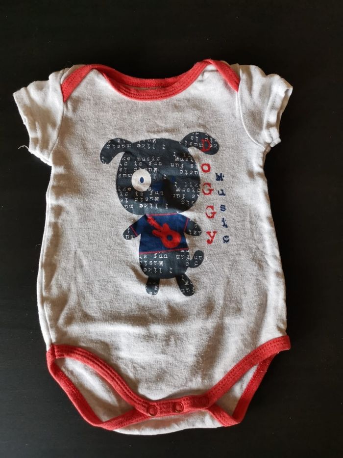 2 bodies animaux manches courtes - photo numéro 3