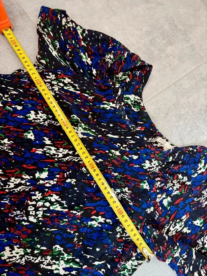 Blouse Maje courtes manches en soie taille S parfait état - photo numéro 7