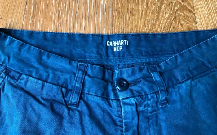 Carhartt Short chino blue vintage Mens W28 / FR38 - photo numéro 4