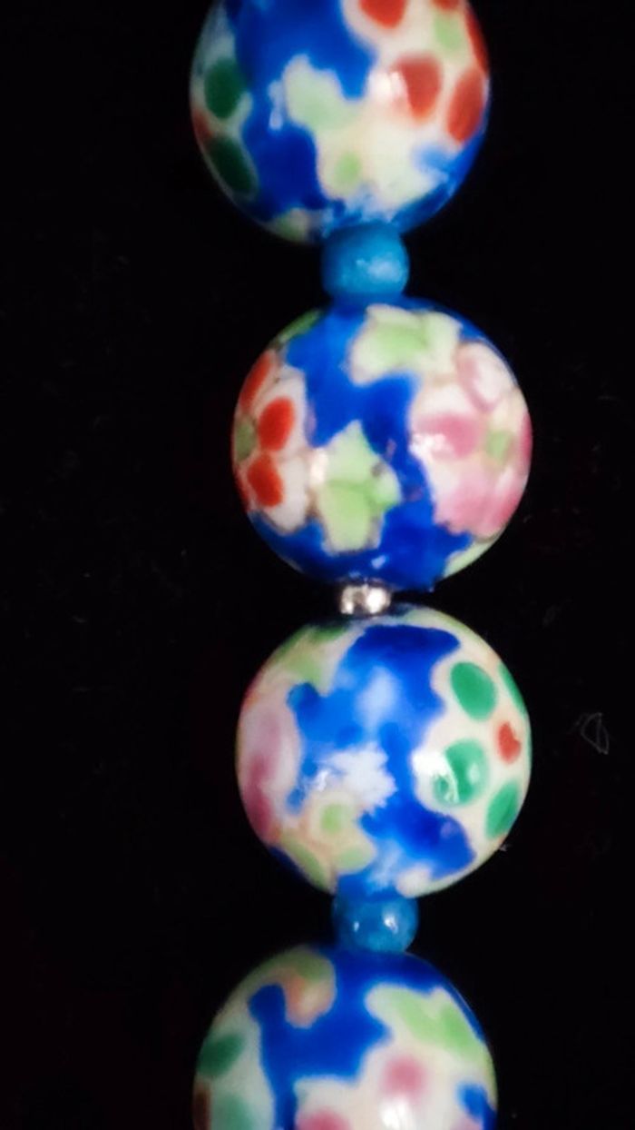 Collier en céramique vintage - photo numéro 4