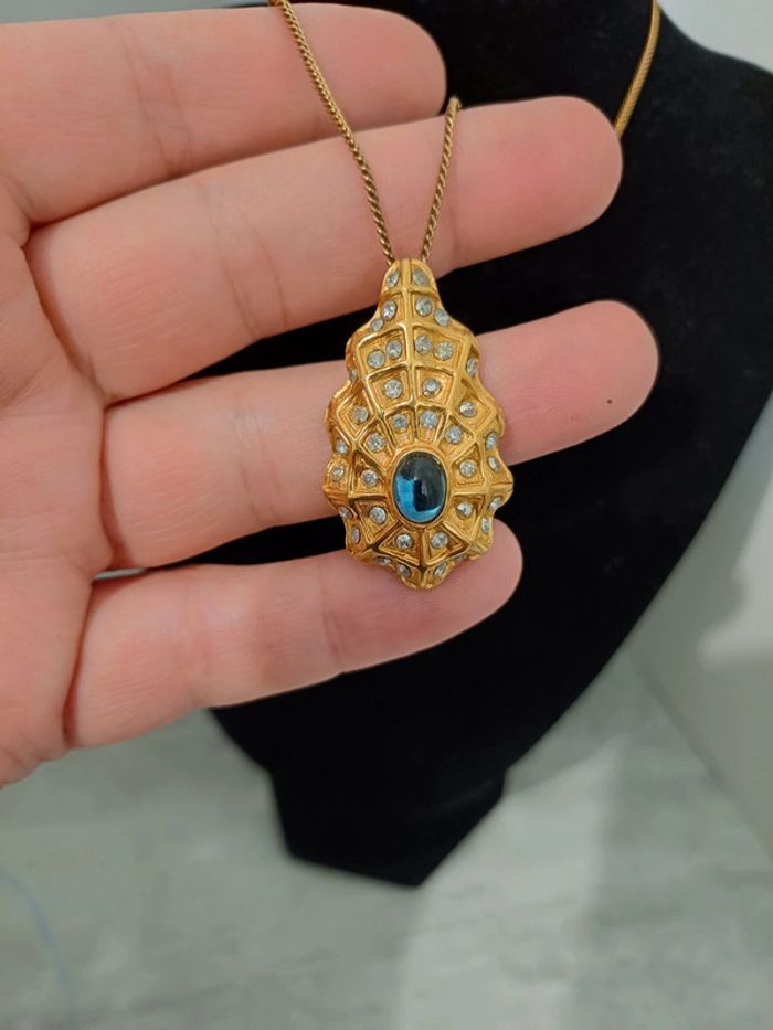 Collier vintage en plaqué or - photo numéro 3