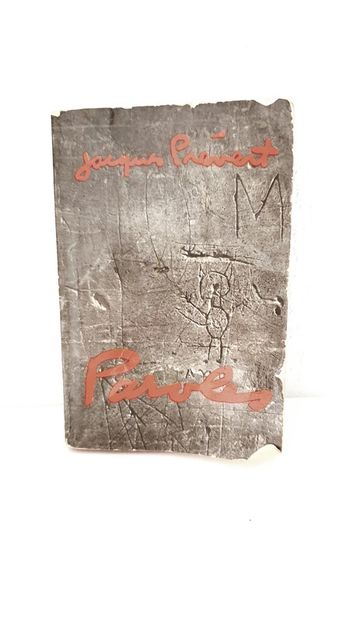 Livre recueil de poèmes "Paroles" Jacques Prevert format poche