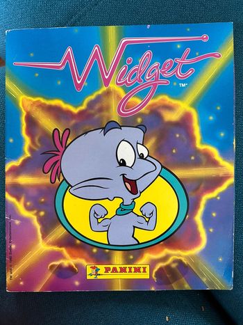 Album Panini complet Widget l’extra-terrestre extraterrestre Megabrain autocollants livre stickers