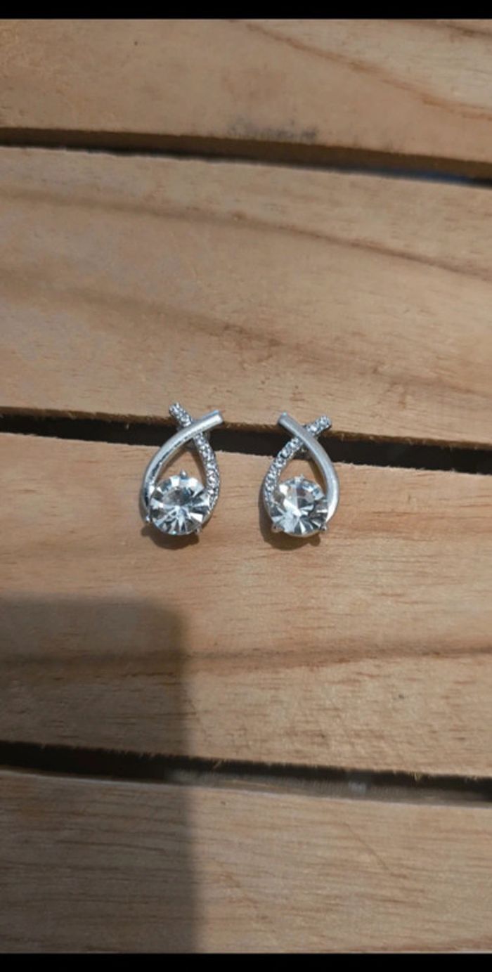Boucles-doreilles neuve acier inoxydable - photo numéro 2