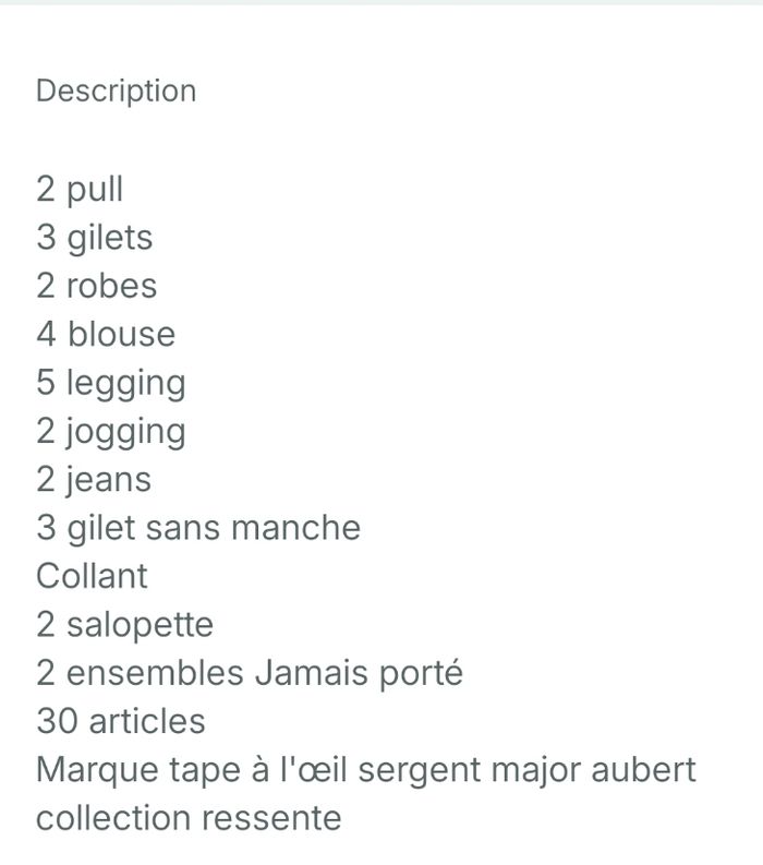 Lot bébé fille 1 mois - photo numéro 2