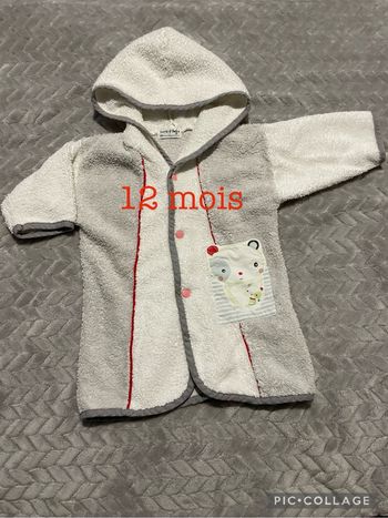 Peignoir de bain Sucre d’Orge 12 mois