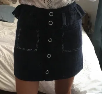 tweed mini jupe