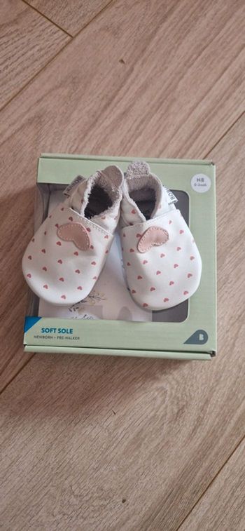 Paire de chaussures 0/3 mois Bobux neuve