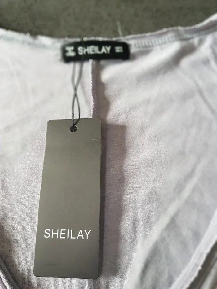 Haut Sheilay gris neuf - photo numéro 5